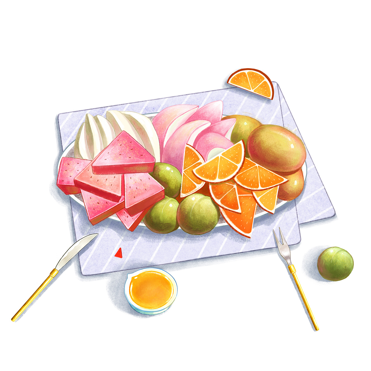誘惑芳醇 —— ZengaFan 畫(huà)筆下的水果世界